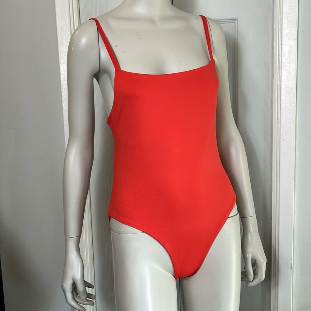 Red One-Piece Swimsuit